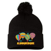 Albuquerque Balloon Festival New Mexico Fiesta Pom Pom 12in Knit Beanie