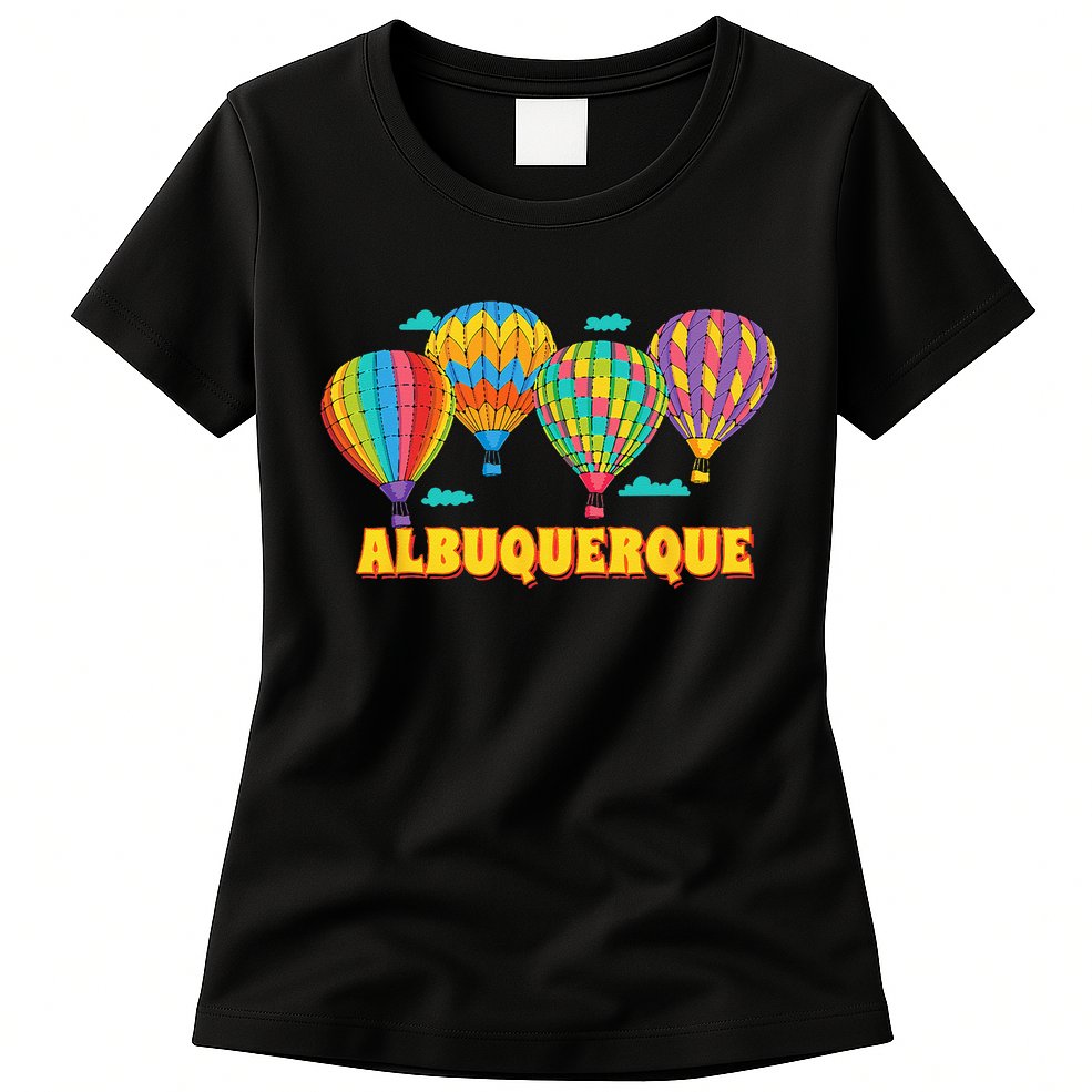 Albuquerque Balloon Festival New Mexico Fiesta Womens T-Shirt