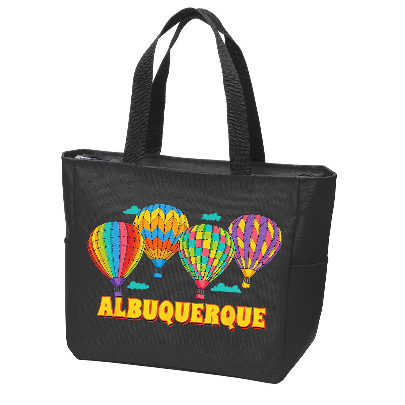 Albuquerque Balloon Festival New Mexico Fiesta Zip Tote Bag