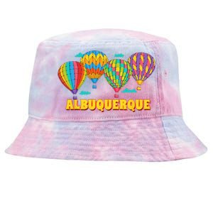 Albuquerque Balloon Festival New Mexico Fiesta Tie-Dyed Bucket Hat