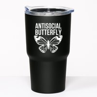 Antisocial Butterfly Funny Introverted Tumbler