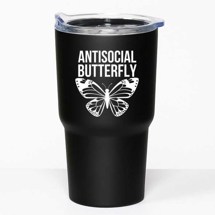 Antisocial Butterfly Funny Introverted Tumbler
