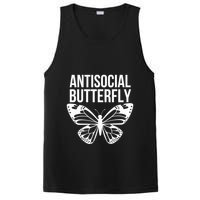 Antisocial Butterfly Funny Introverted PosiCharge Competitor Tank