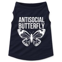Antisocial Butterfly Funny Introverted Doggie Tank