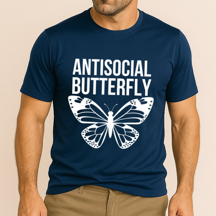 Antisocial Butterfly Funny Introverted Performance Shirt