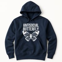 Antisocial Butterfly Funny Introverted Hoodie
