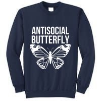 Antisocial Butterfly Funny Introverted Sweatshirt