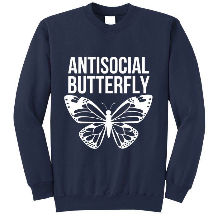 Antisocial Butterfly Funny Introverted Sweatshirt
