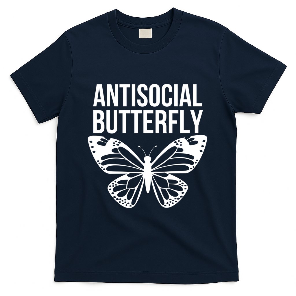 Antisocial Butterfly Funny Introverted T-Shirt