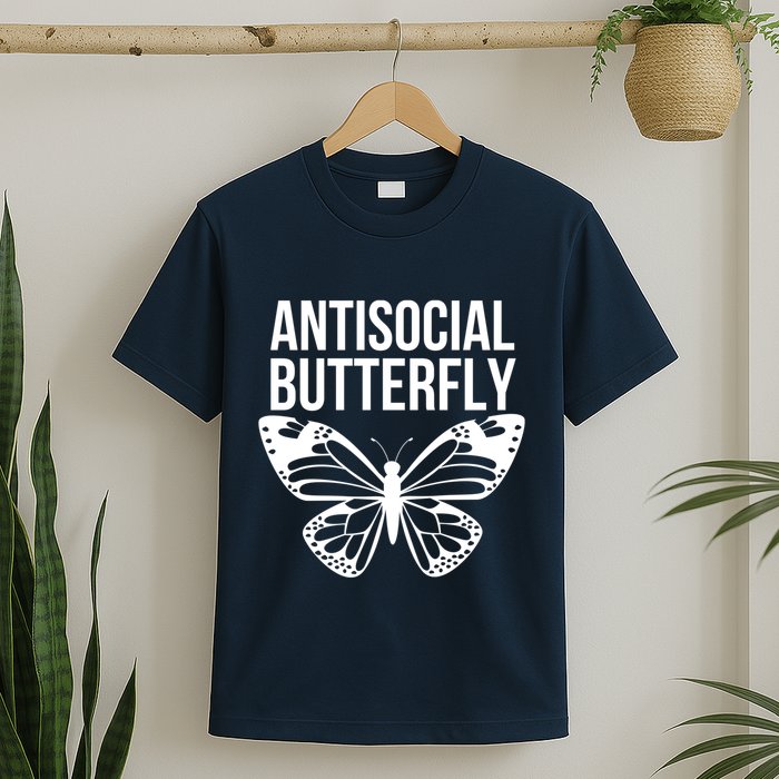 Antisocial Butterfly Funny Introverted T-Shirt