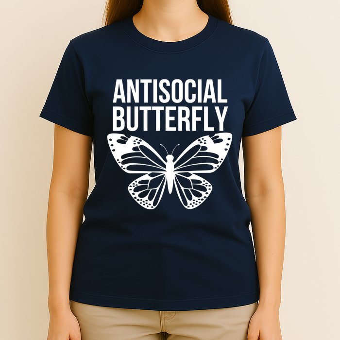 Antisocial Butterfly Funny Introverted T-Shirt
