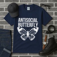 Antisocial Butterfly Funny Introverted Tall T-Shirt