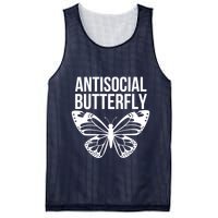 Antisocial Butterfly Funny Introverted Mesh Reversible Basketball Jersey Tank