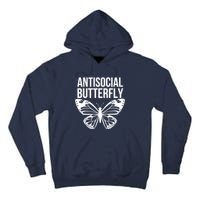 Antisocial Butterfly Funny Introverted Tall Hoodie
