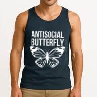 Antisocial Butterfly Funny Introverted Tank Top