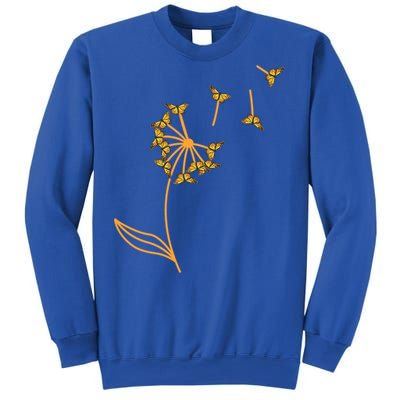 Awesome Butterfly Flower Monarch Dandelion Gift Sweatshirt