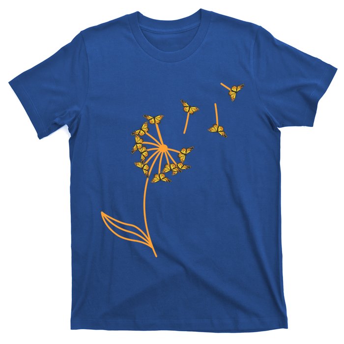 Awesome Butterfly Flower Monarch Dandelion Gift T-Shirt