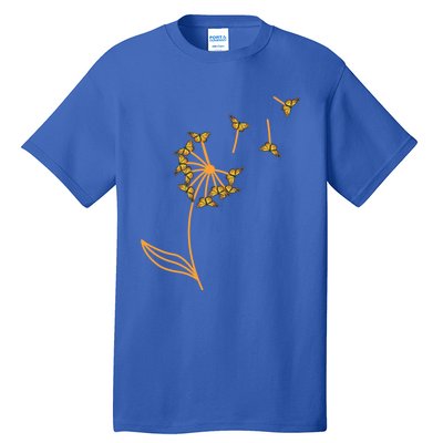 Awesome Butterfly Flower Monarch Dandelion Gift Tall T-Shirt