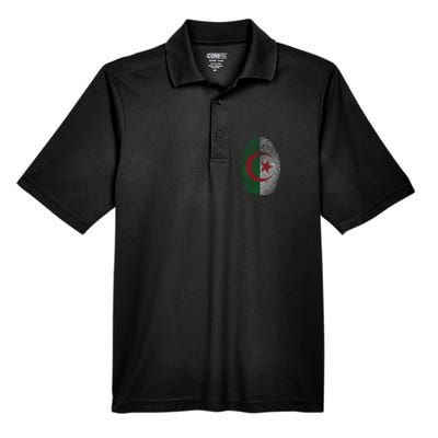 Algeria blood fingerprint Men's Origin Performance Piqué Polo