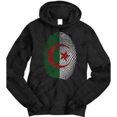 Algeria blood fingerprint Tie Dye Hoodie