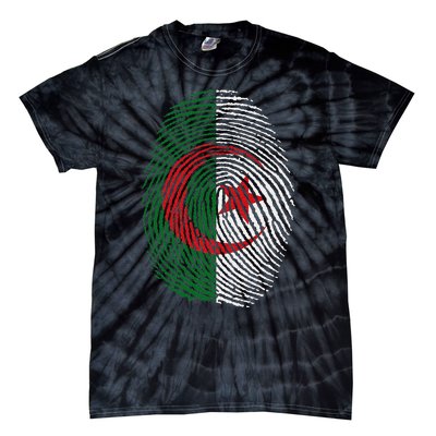 Algeria blood fingerprint Tie-Dye T-Shirt