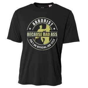 Arborist Badass Funny Tree Surgeon Forest Worker Cooling Performance Crew T-Shirt