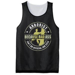 Arborist Badass Funny Tree Surgeon Forest Worker Mesh Reversible Basketball Jersey Tank