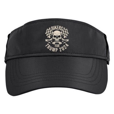 American Bikers For Trump Take America Back 2024 Adult Drive Performance Visor