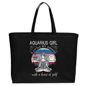 Aquarius Birthday for Wo February Gift Cotton Canvas Jumbo Tote