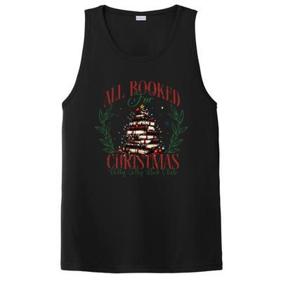 All Booked For Christmas Holly Max Jolly Book Reading PosiCharge Competitor Tank