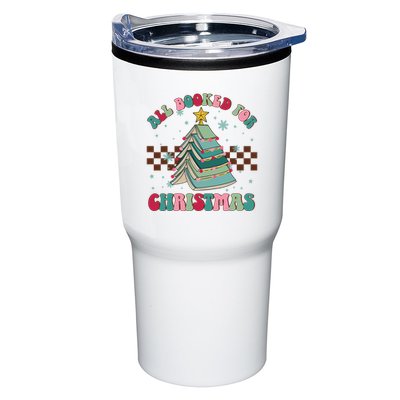 All Booked For Christmas Tree Book Funny Bookish Christmas Tumbler
