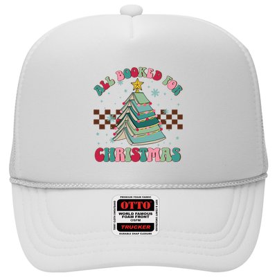 All Booked For Christmas Tree Book Funny Bookish Christmas Trucker Hat