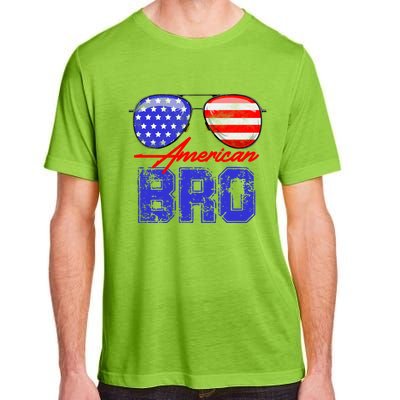 American Bro! Funny 4th Of July Gift Adult ChromaSoft Performance T-Shirt