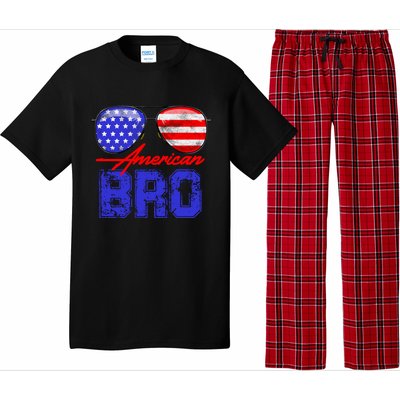 American Bro! Funny 4th Of July Gift Pajama Set