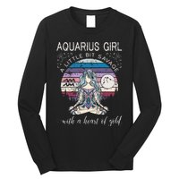 Aquarius Birthday For Women February Gift Long Sleeve Shirt