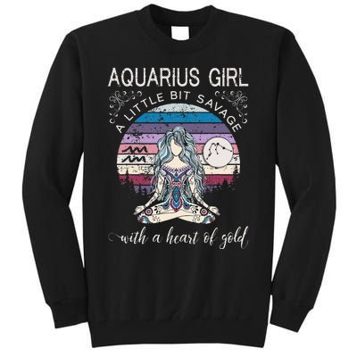 Aquarius Birthday For Women February Gift Tall Sweatshirt