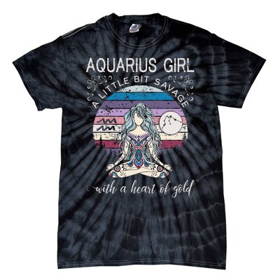 Aquarius Birthday For Women February Gift Tie-Dye T-Shirt