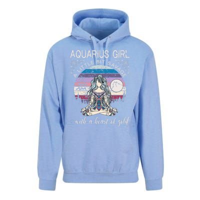 Aquarius Birthday For Women February Gift Unisex Surf Hoodie