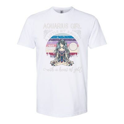 Aquarius Birthday For Women February Gift Softstyle® CVC T-Shirt