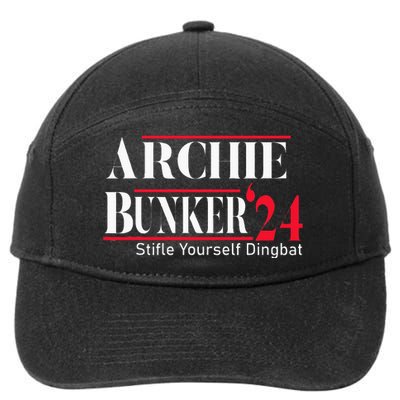 Archie Bunker For President 7-Panel Snapback Hat