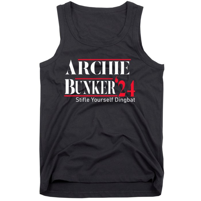 Archie Bunker For President Tank Top