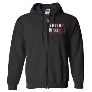 Archie Bunker For President Full Zip Hoodie