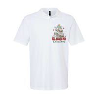 All Booked For Christmas teacher Reading Bookworm Softstyle Adult Sport Polo