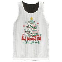 All Booked For Christmas teacher Reading Bookworm Mesh Reversible Basketball Jersey Tank