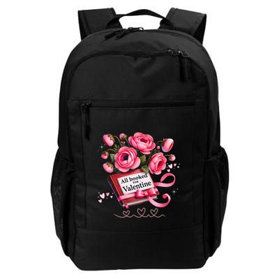 All Booked For Valentine Book Lover Gift Backpack
