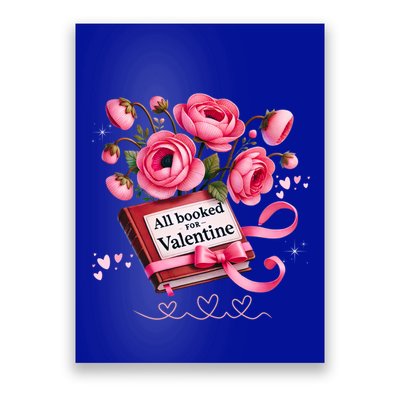 All Booked For Valentine Book Lover Gift Poster