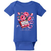 All Booked For Valentine Book Lover Gift Baby Bodysuit