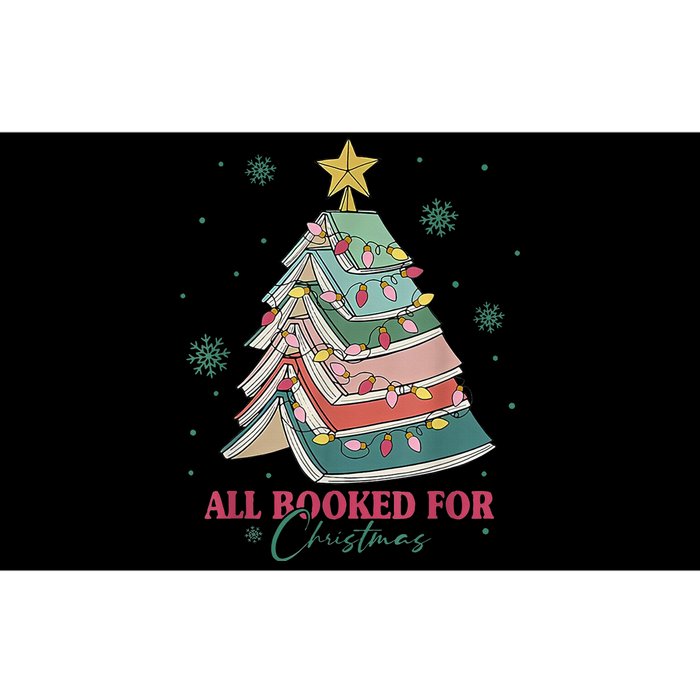 All Booked For Christmas Vintage Librarian Xmas Tree Lights Bumper Sticker