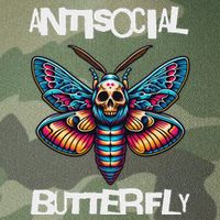 Antisocial Butterfly, Funny, With A Death Head Moth Legacy Tie Dye Trucker Hat