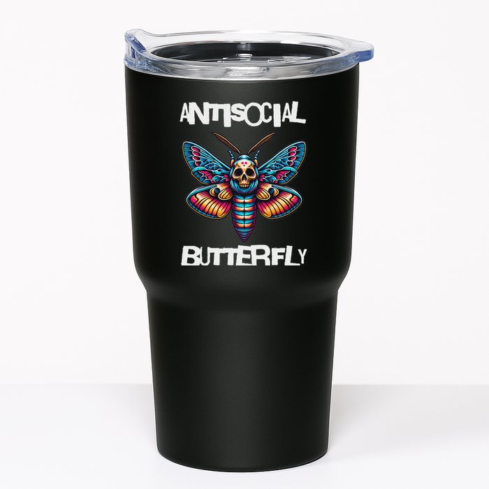 Antisocial Butterfly, Funny, With A Death Head Moth Tumbler